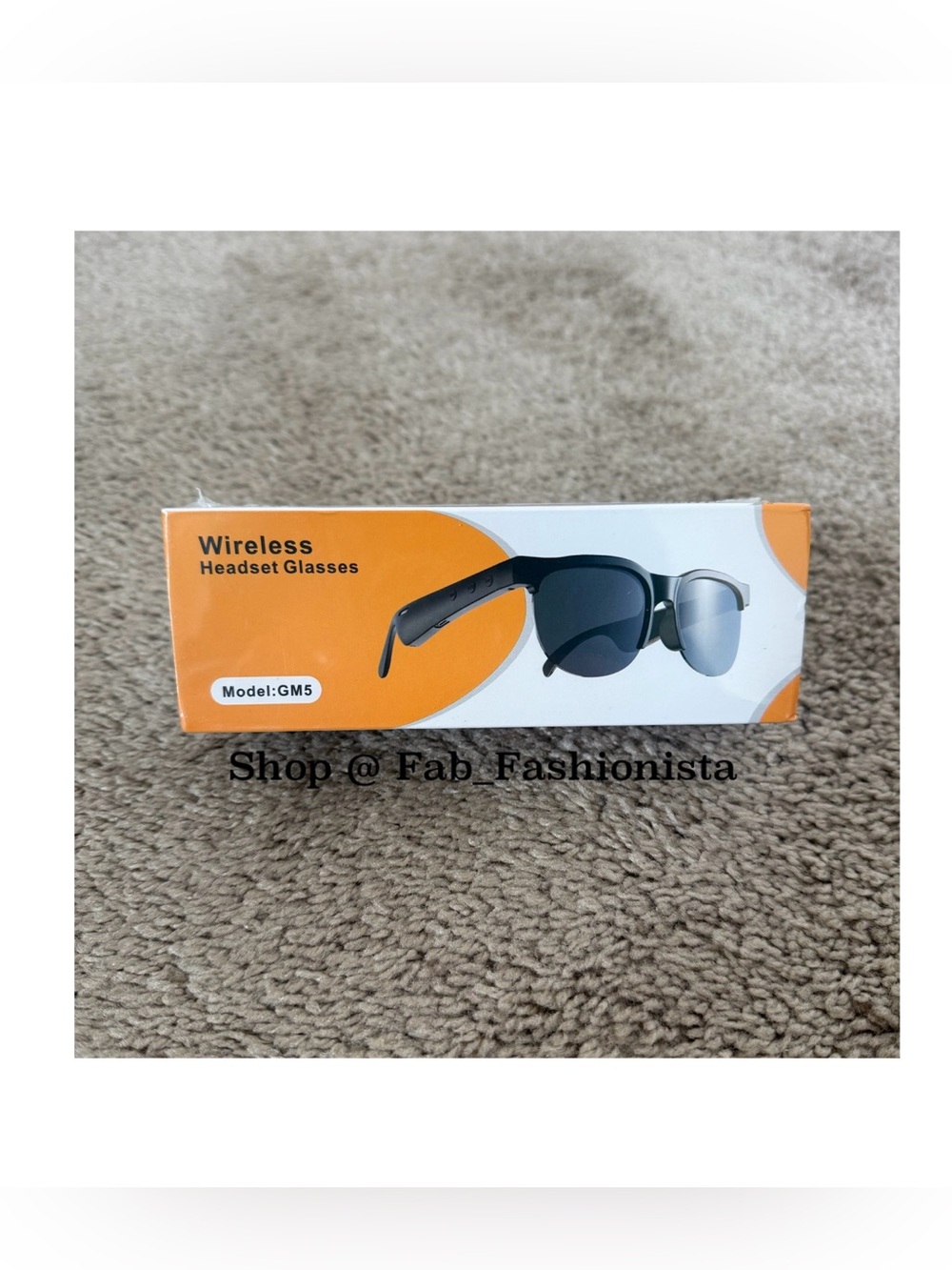 Smart Glasses Wireless Headset Glasses GM5 - Black